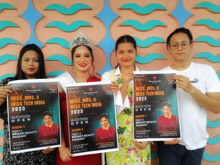 World’s Biggest Beauty Pageant Poster Launched In Jorhat